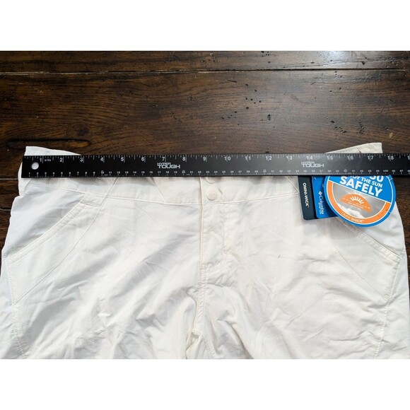Columbia PFG Fishing Point III Shorts Large Omni-Shade UPF 50 NEW White - Picture 12 of 15